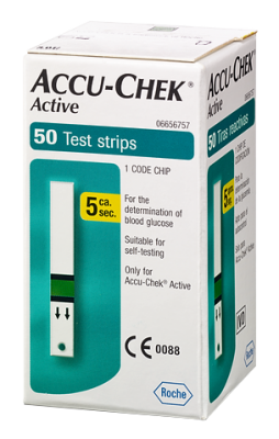 tiras reactivas Accu-Chek Active